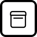 Минималистичная одноцветная иконка гипоаллергенной формулы косметики на белом фоне для подростков